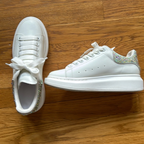 Alexander McQueen rhinestone back sneakers - Picture 1 of 4